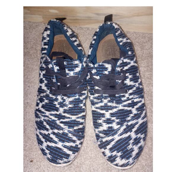 Women's Toms Aztec 7 Del Rey Tribal Sneakers Shoes - Picture 2 of 2